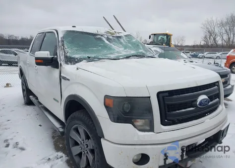 2013 Ford F-150 Fx4 из США, поврежденный, VIN 1FTFW1ET4DFD19633